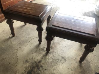Two sides tables