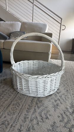 Extra Large White Basket
