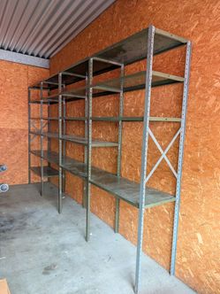 Huge. heavy duty Metal Shelving Unit