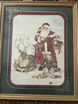 Collectible Santa Print - 2 Prices