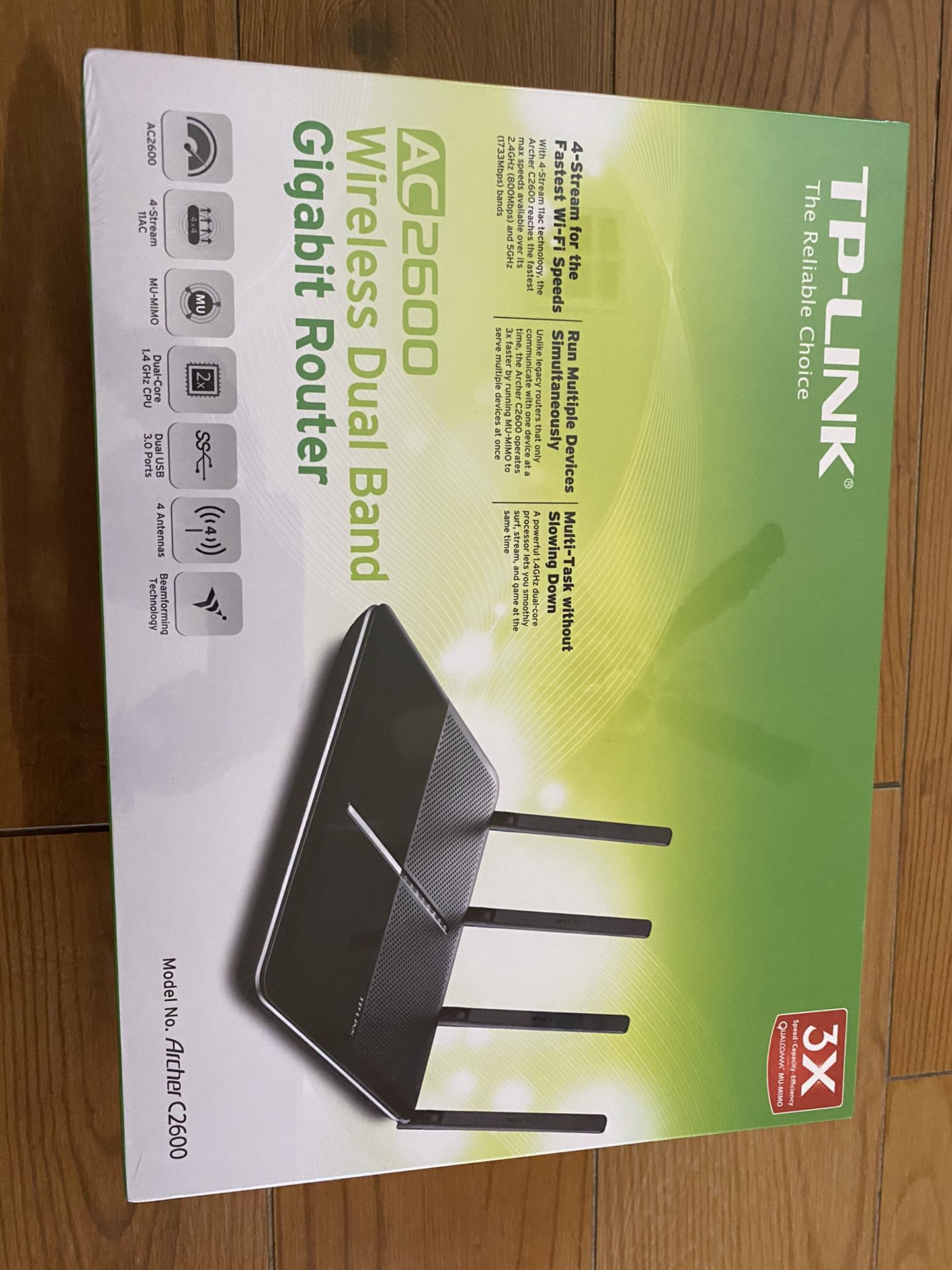 TP Link wireless dual band gigabit router