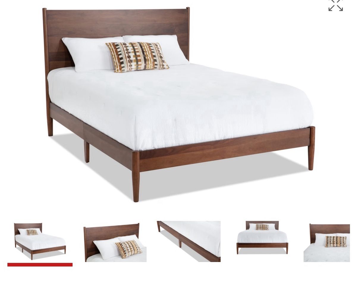 Bed Twin Brown With Platform Mattress Bob’s