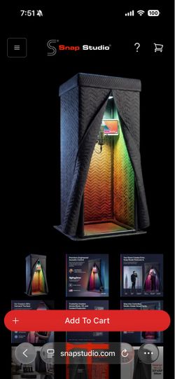 Snap Studio Sound Booth