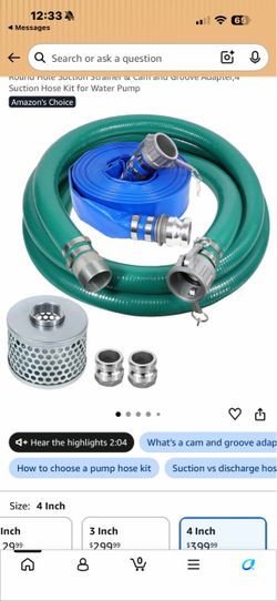 4 inch suction hose pump