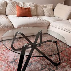 Round Glass Coffee Table