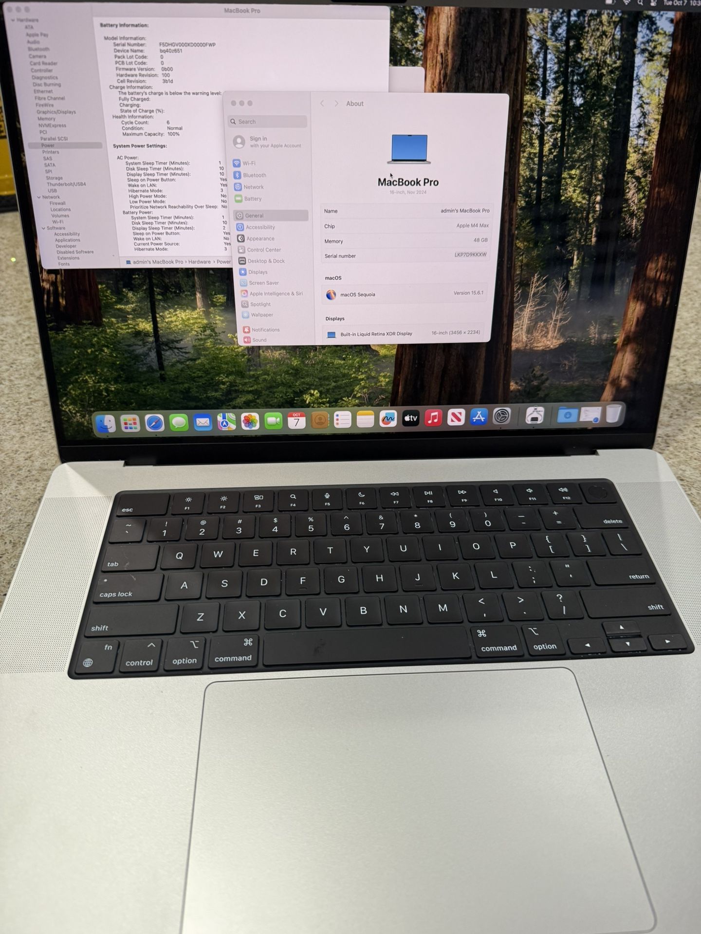New Open Box Apple MacBook Pro 16” M4 Max 48gb Ram 1TB AppleCare Plus 2028!! MSRP $4800!