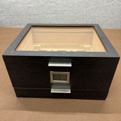 Klaro By Case Elegance Glass Top Humidor