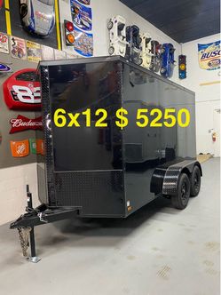 NEW 6x12 ENCLOSED TRAILER