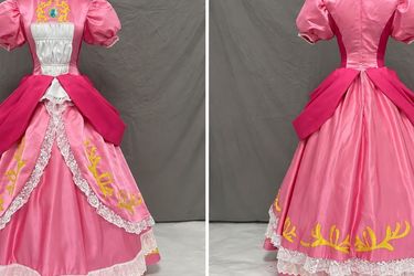 Princess Peach Cosplay Size 10 Girls