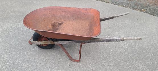 Nice Wheelbarrow With Flat Tire