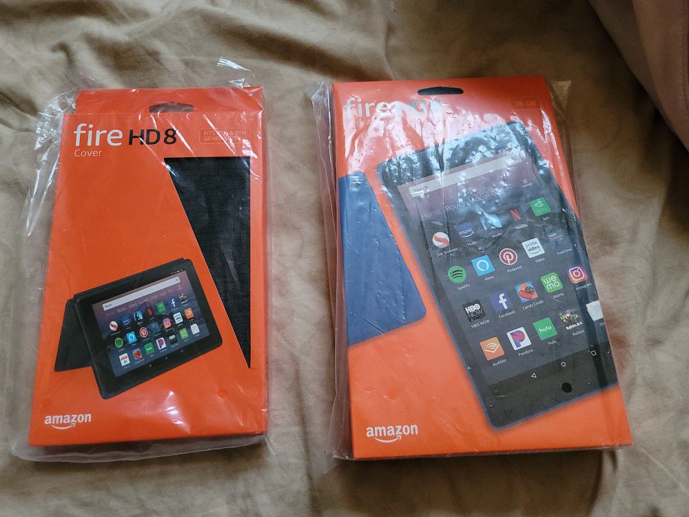 FireHD8 Kindle Comes With Cover! (NEW)