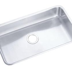 Elkay Lustertone ELUHAD281655 Single Bowl Undermount Stainless Steel ADA Sink