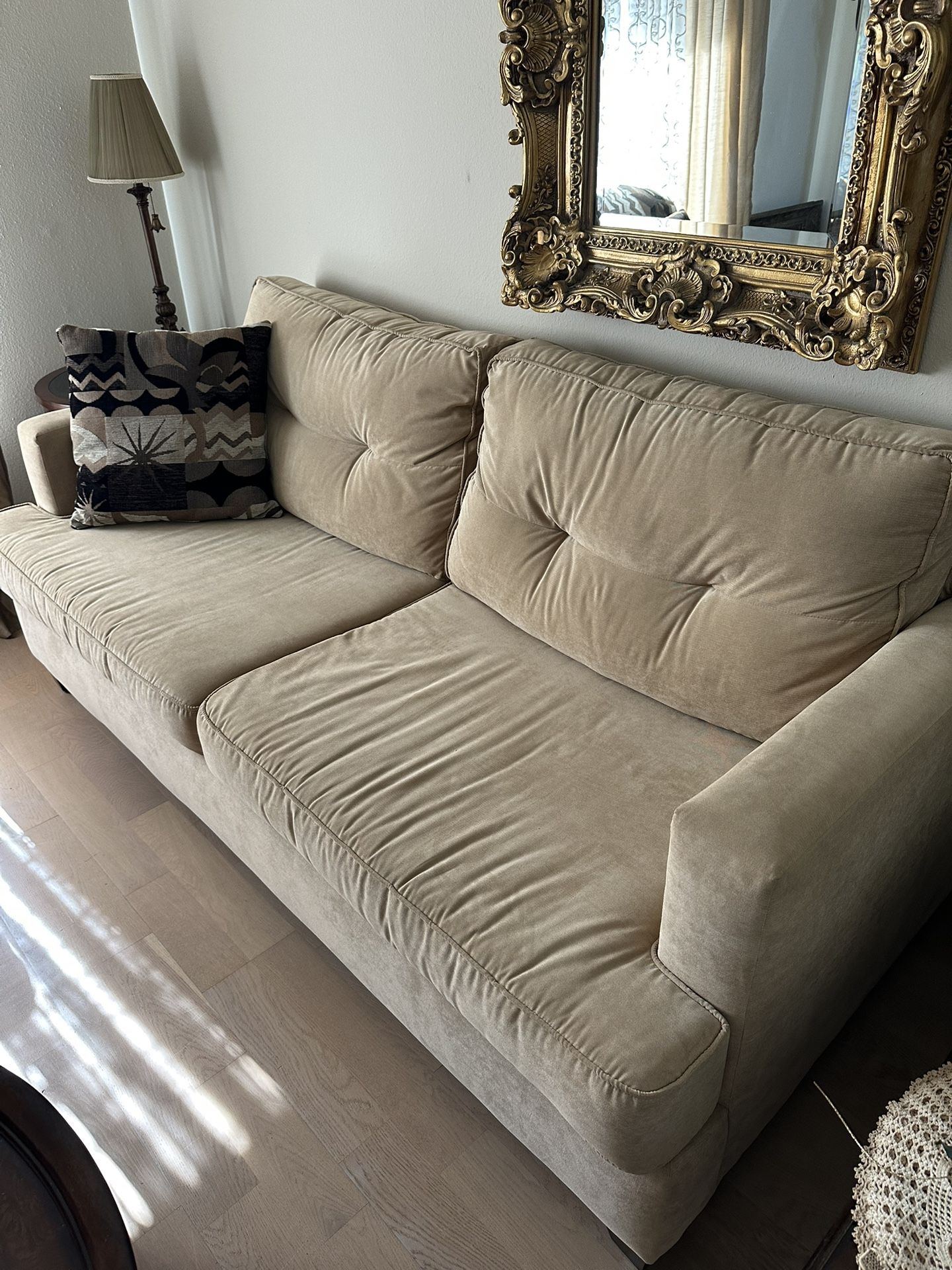 Living Room With Coffee Tables And Chair