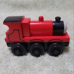 James - Thomas the Train Tank Engine Wooden Railway Magnetic Friends Magnet Red.