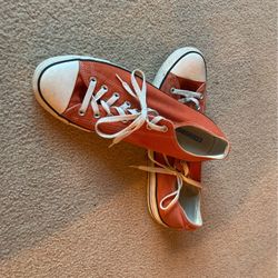 Men’s size 12 orange converse