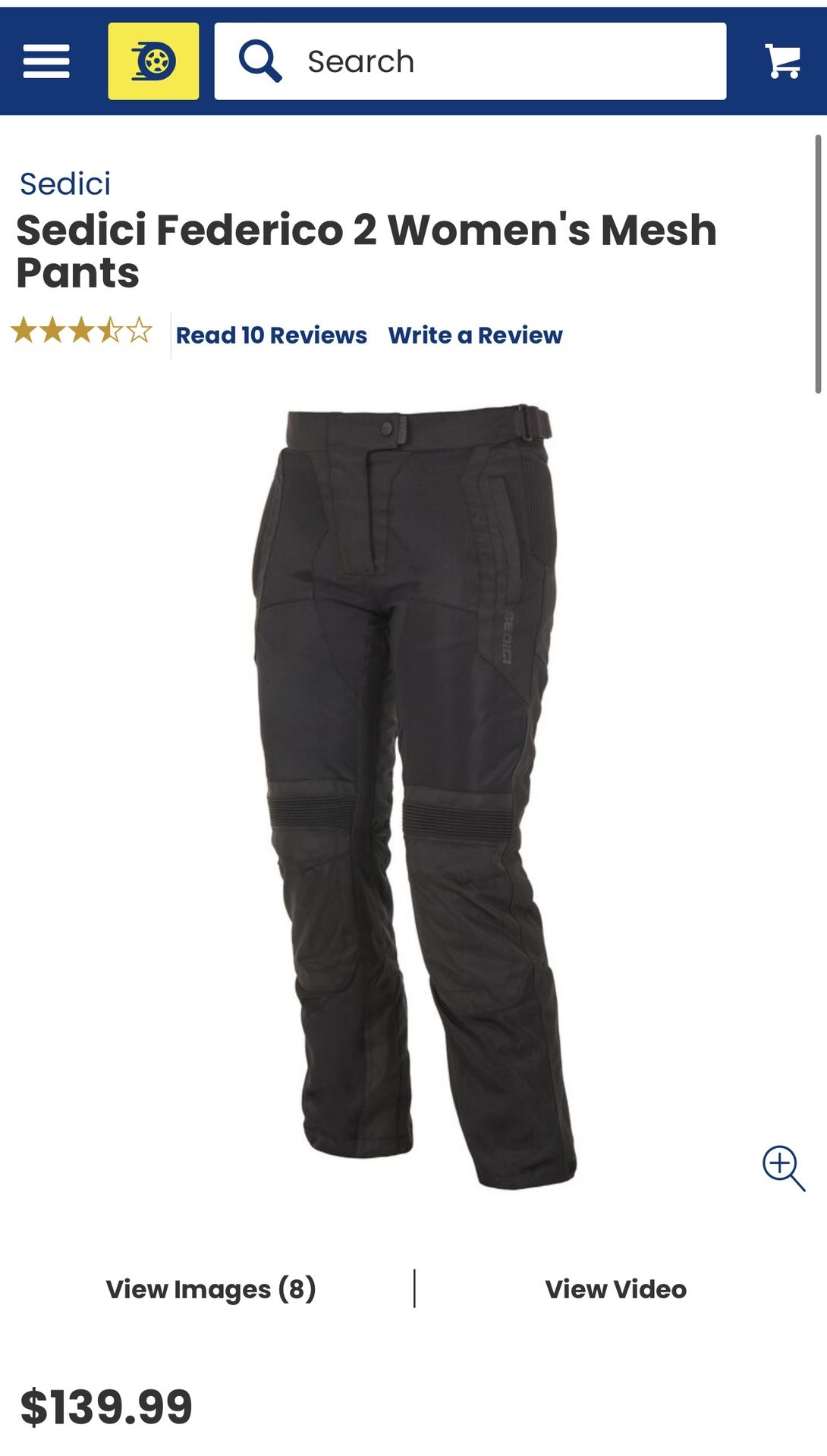 Sedici Motorcycle Pants 