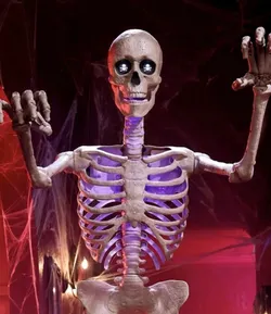 Ultra Skeleton 6.5 ft. Grave & Bones Animated LED App Controlled