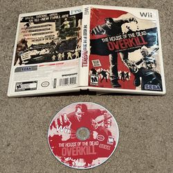 The House of the Dead: Overkill (Nintendo Wii, 2009) No Manual Tested