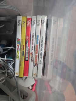 Mario wii game lot