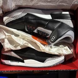 jordan retro 3 -black fire red cement