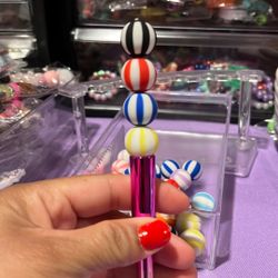Beach Ball Pen Beads  