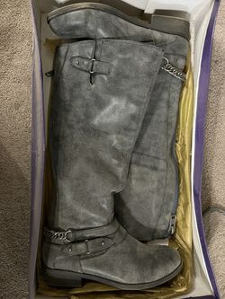 Madden Girl Knee High Boots Size 8