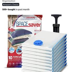Space Saver  10pc Vacuum Bags Medium Size