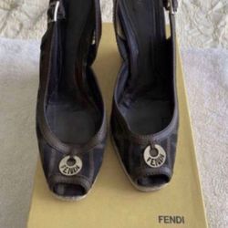 Authentic Fendi Shoes, Size 6