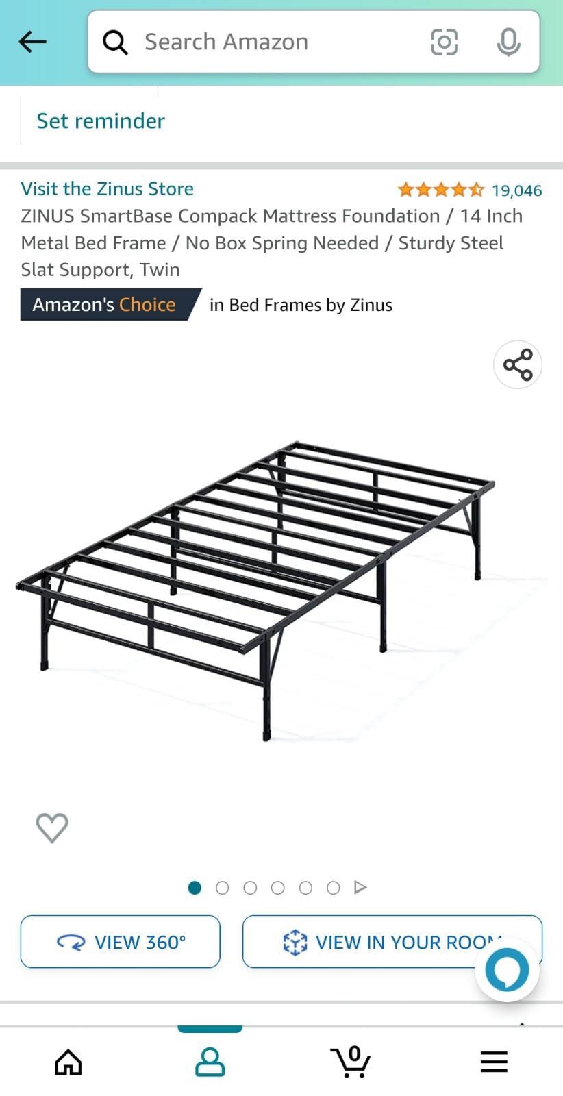 Twin Metal Bed Frame
