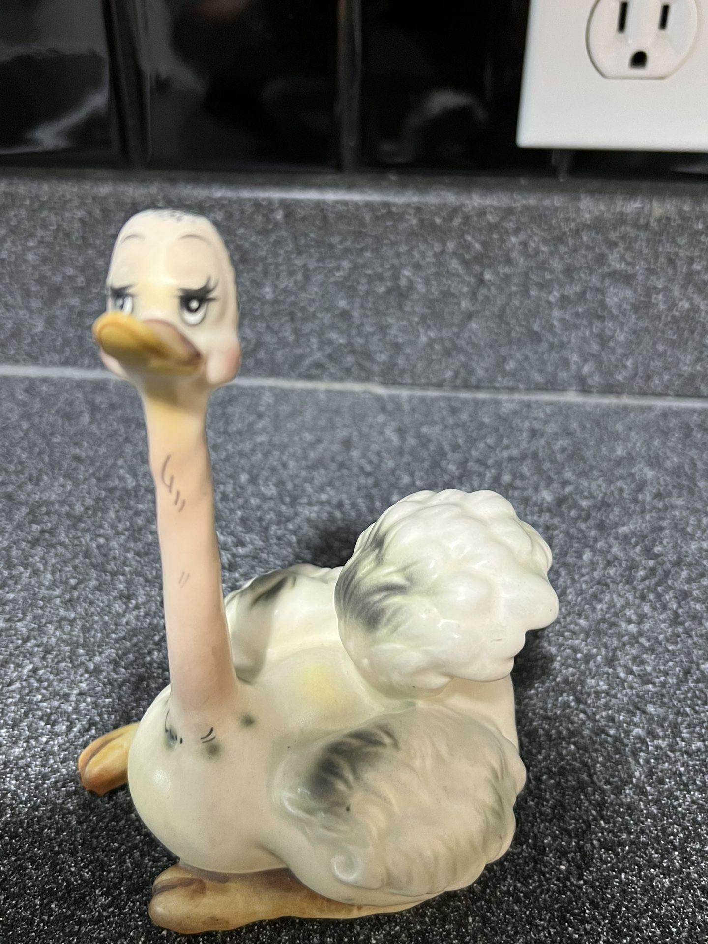 Vintage Josef Original Ostrich Figurine
