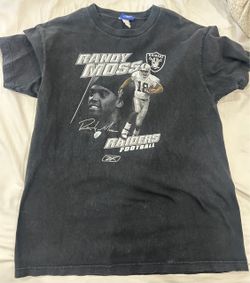 Randy Moss Oakland Raiders Reebok Graphic Tee
