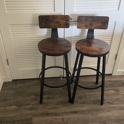 Bar Stools Set Of 2