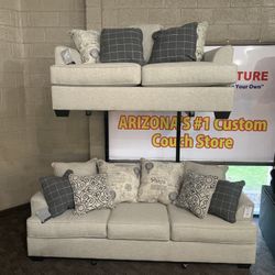 Gorgeous Linen Sofa Set 