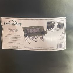 Sportsman Club Chair Loveseat - Camping Chair