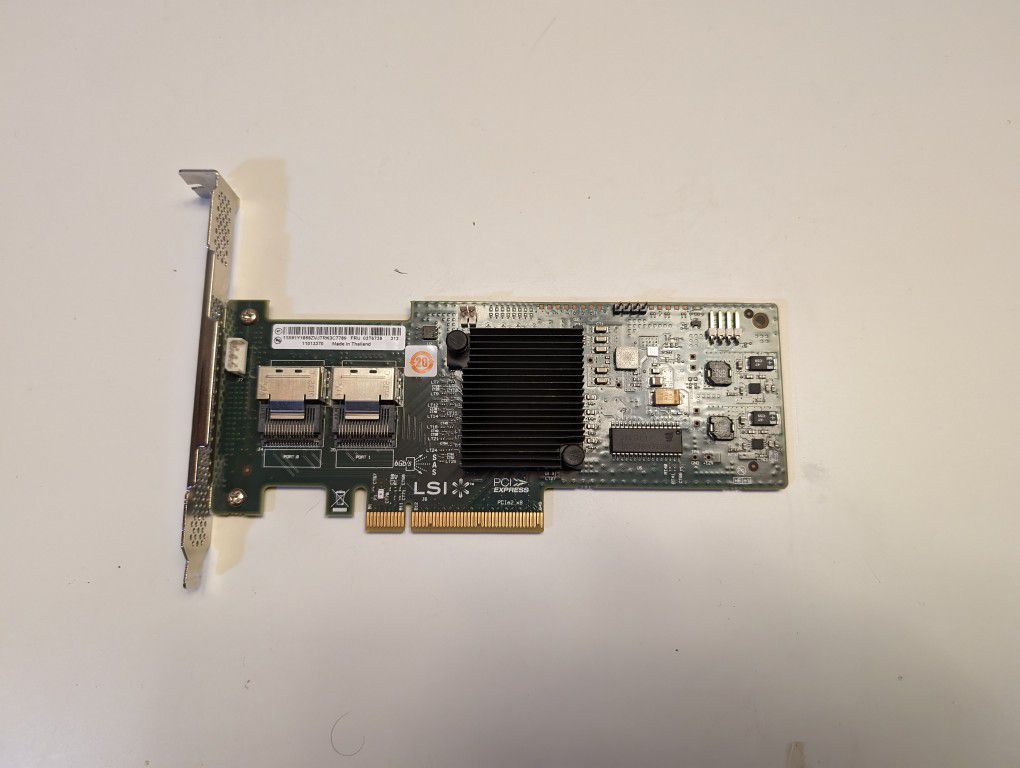 LSI Logic SAS-9240 8i Sata
Drive PCI-E Expansion Card