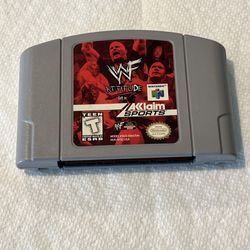 WWF Attitude (Nintendo 64, 1999) N64 Cart Only Authentic Tested