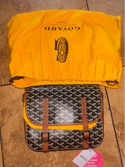 Goyard Belvédère II MM Black & Tan Crossbody Messenger Bag