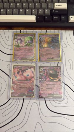 4 EX Pokemon Cards