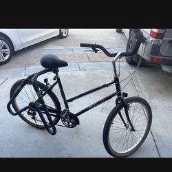 Schwinn 7 Speed Bike With Surfboard Rack Installed