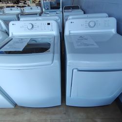 MLK Day Special! Discounted Appliances! LG Top Load Washer & Gas Dryer Set 