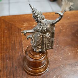 Burmese Pewter Dancing Figure