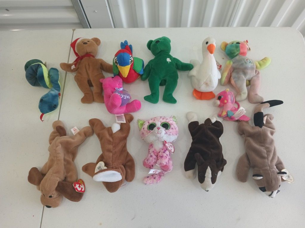 Collection Of Beanie Babies