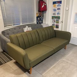 NEW Green Futon