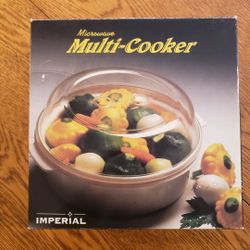 New- Vtg Microwave Multi-cooker By Imperial
