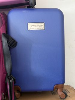 Tommy Hilfiger Royal Blue Hard Shell Carry-On Luggage