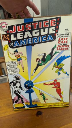 DC painting of Justice League
