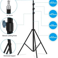 20 feet /240 inches Heavy Duty Light Frame Camera Sports Tripod Air Cushion, Metal Light Frame Camera Sports Photography, Lighting, Photography Studio