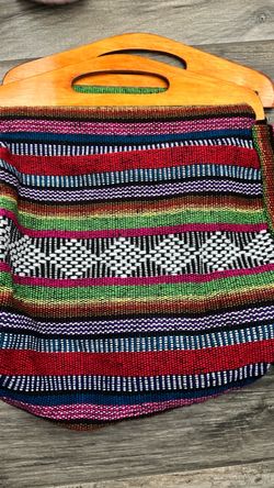 Colorful Woven Hand Purse