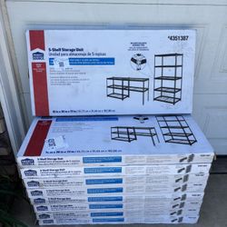 BRAND NEW “HEAVY DUTY” 5-TIER SHELF STORAGE UNIT
