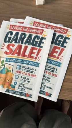 Garage Sale!!!